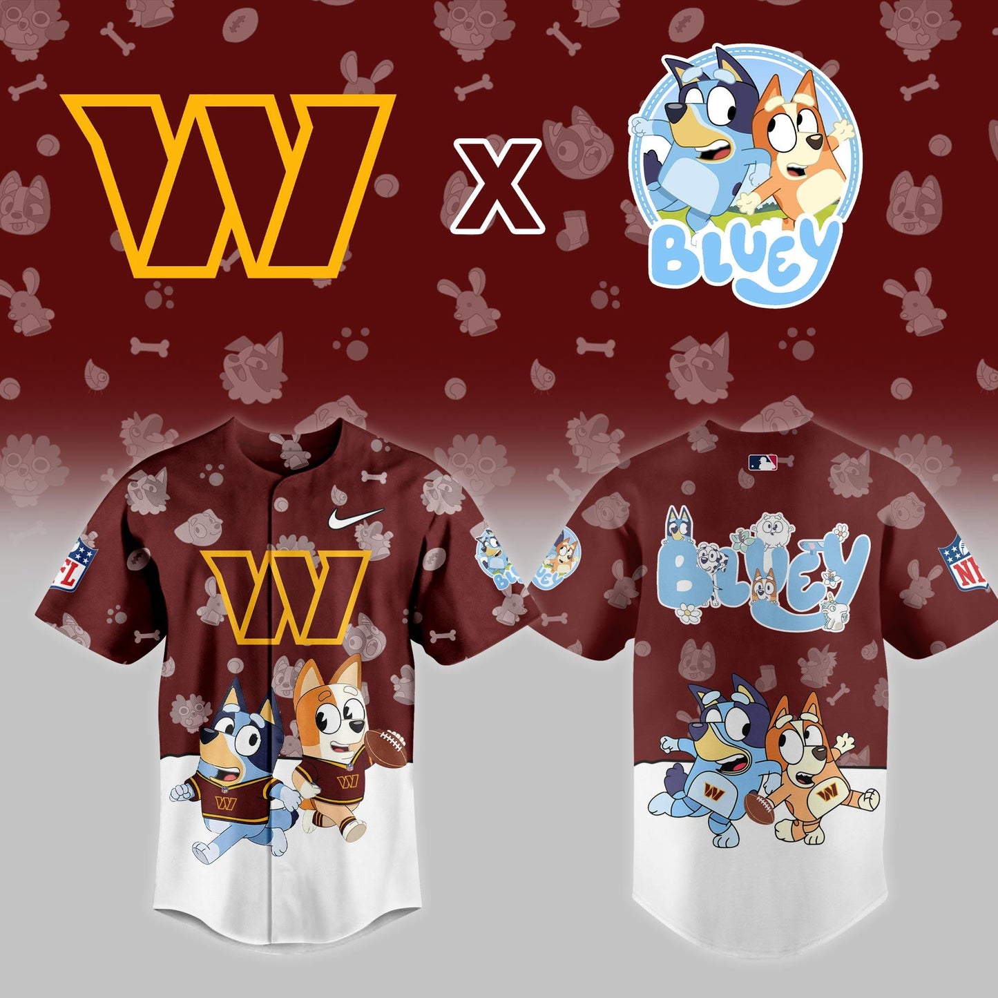 W.Commanders x Bluey Night Limited Jersey