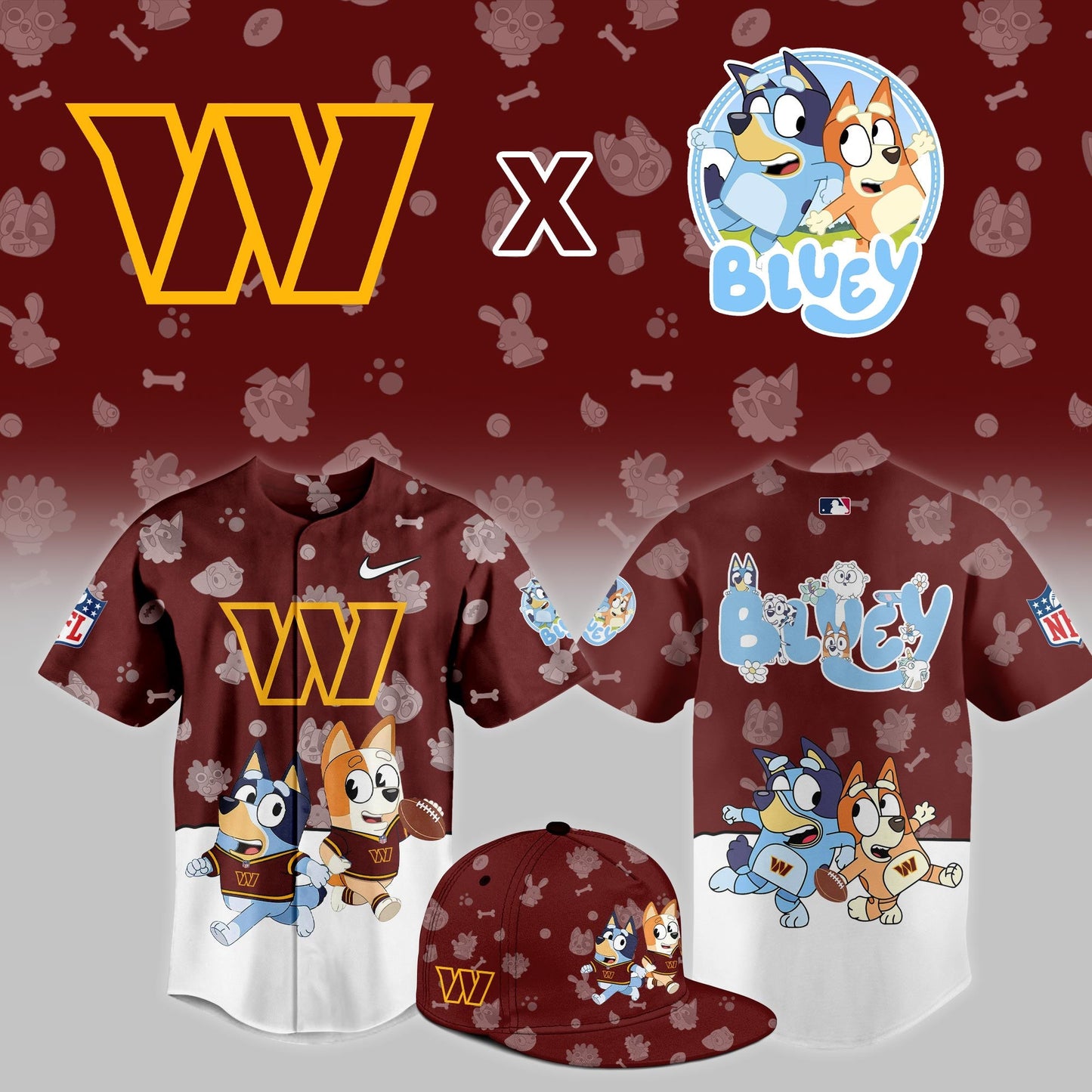 W.Commanders x Bluey Night Limited Jersey